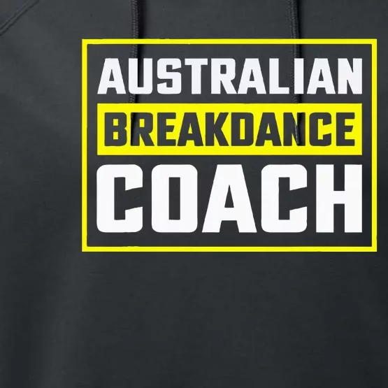 Australian Breakdancing Costume Coach Matching Performance Fleece Hoodie