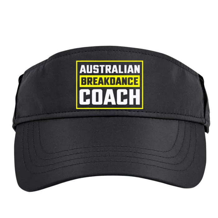 Australian Breakdancing Costume Coach Matching Adult Drive Performance Visor