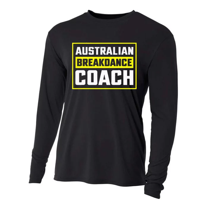 Australian Breakdancing Costume Coach Matching Cooling Performance Long Sleeve Crew