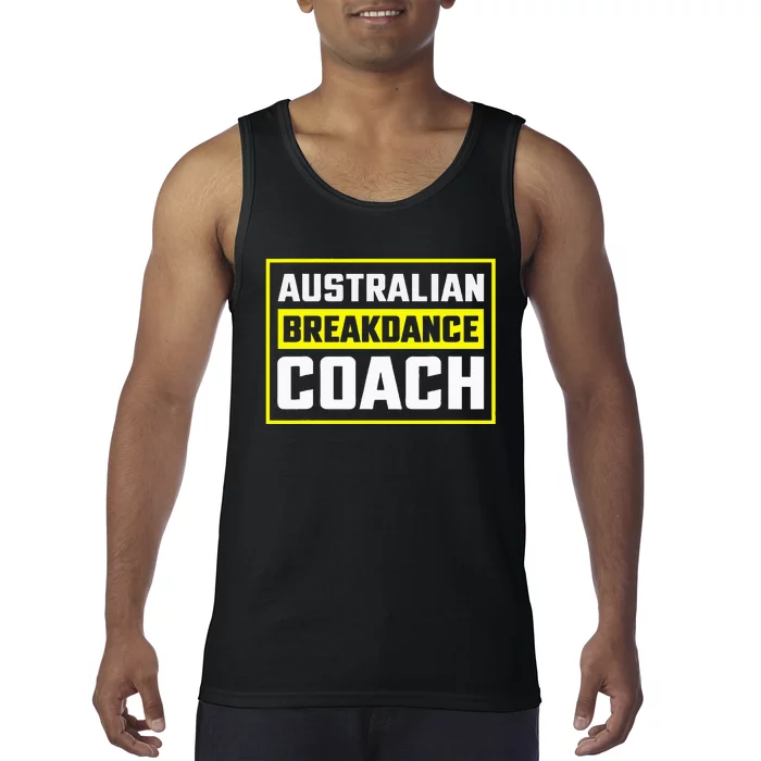 Australian Breakdancing Costume Coach Matching Tank Top