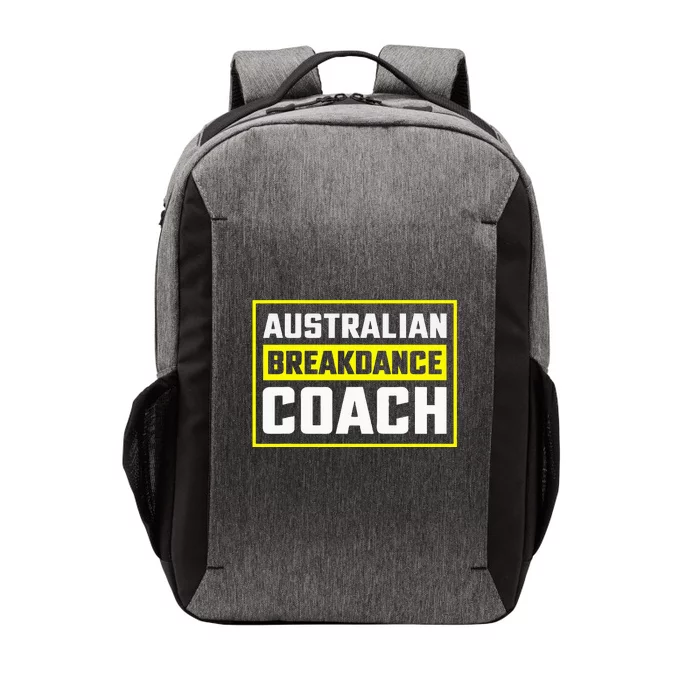 Australian Breakdancing Costume Coach Matching Vector Backpack