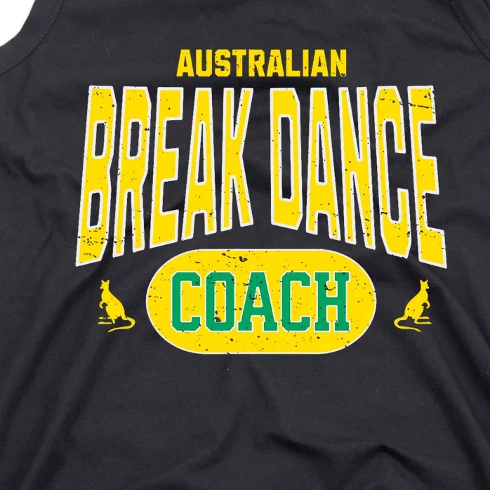 Australian Breakdance Coach Costume Outfit Halloween Party Tank Top