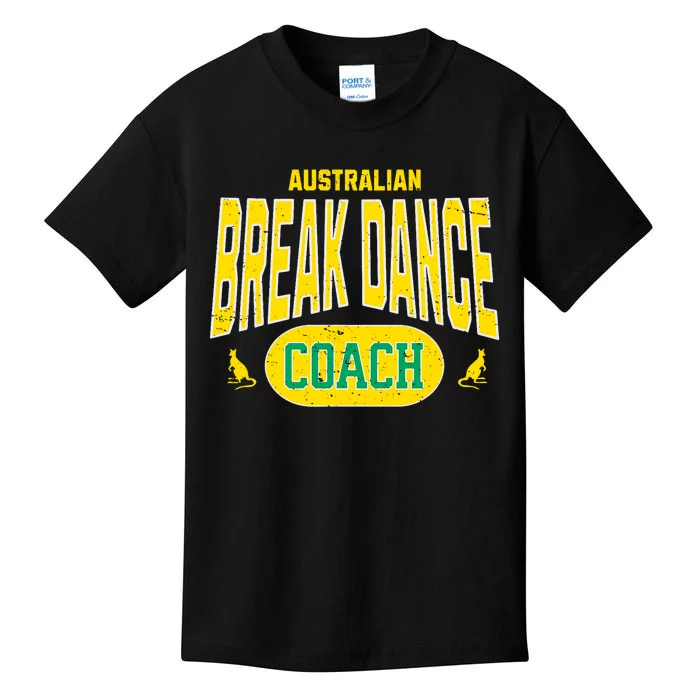 Australian Breakdance Coach Costume Outfit Halloween Party Kids T-Shirt