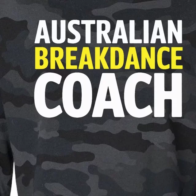 Australian Breakdancing Costume Break Dancer Coach Matching Cropped Pullover Crew