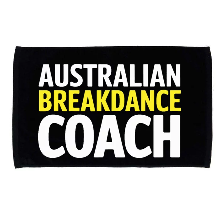 Australian Breakdancing Costume Break Dancer Coach Matching Microfiber Hand Towel