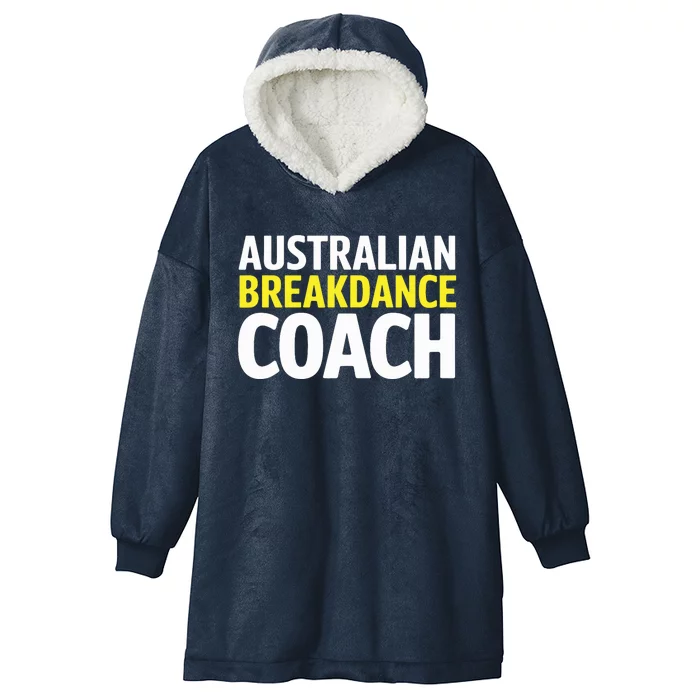 Australian Breakdancing Costume Break Dancer Coach Matching Hooded Wearable Blanket