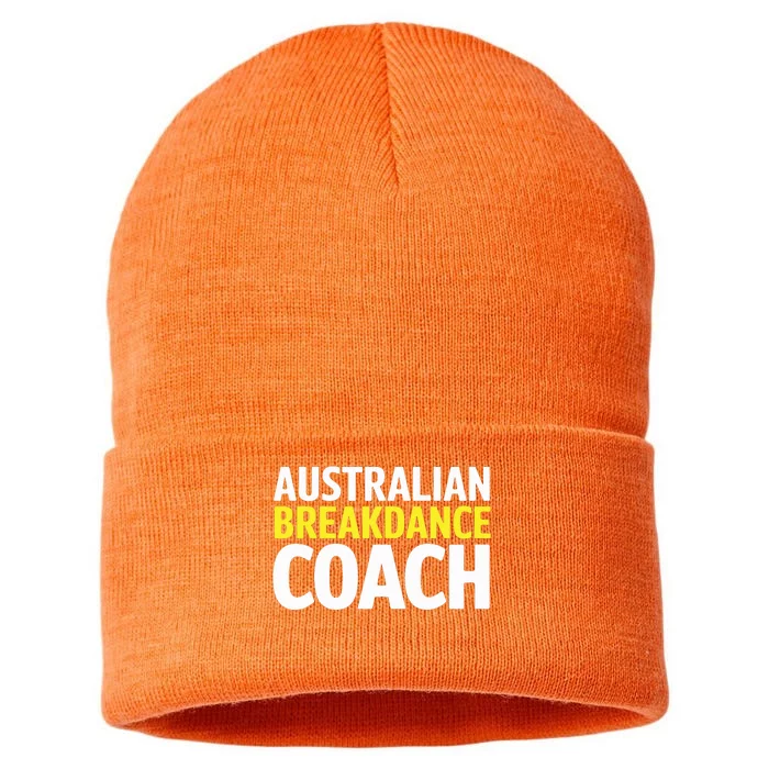 Australian Breakdancing Costume Break Dancer Coach Matching Sustainable Knit Beanie