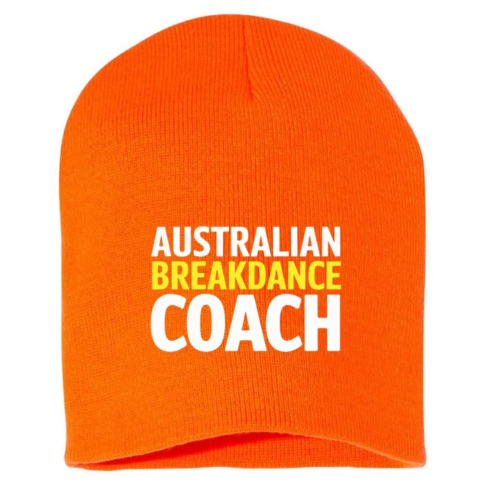 Australian Breakdancing Costume Break Dancer Coach Matching Short Acrylic Beanie