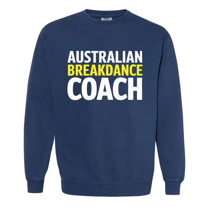 Australian Breakdancing Costume Break Dancer Coach Matching Garment-Dyed Sweatshirt