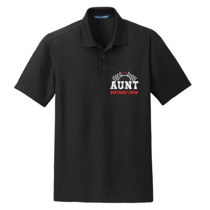 Aunt Birthday Crew Race Car Racing Car Driver Aunty Dry Zone Grid Performance Polo