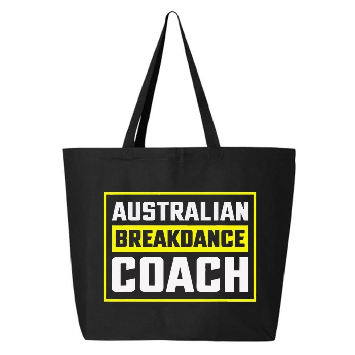 Australian Breakdancing Costume Coach Matching Gift 25L Jumbo Tote