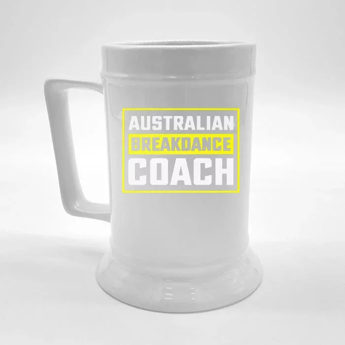 Australian Breakdancing Costume Coach Matching Gift Front & Back Beer Stein