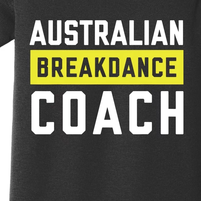 Australian Breakdancing Costume Coach Break Dancer Matching Baby Bodysuit