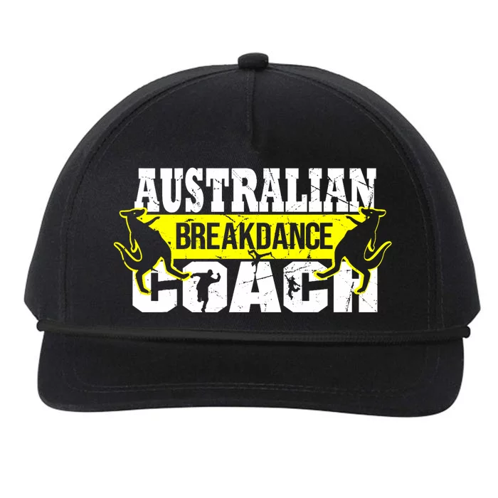 Australian Breakdance Coach Funny Breakdance Group Matching Snapback Five-Panel Rope Hat