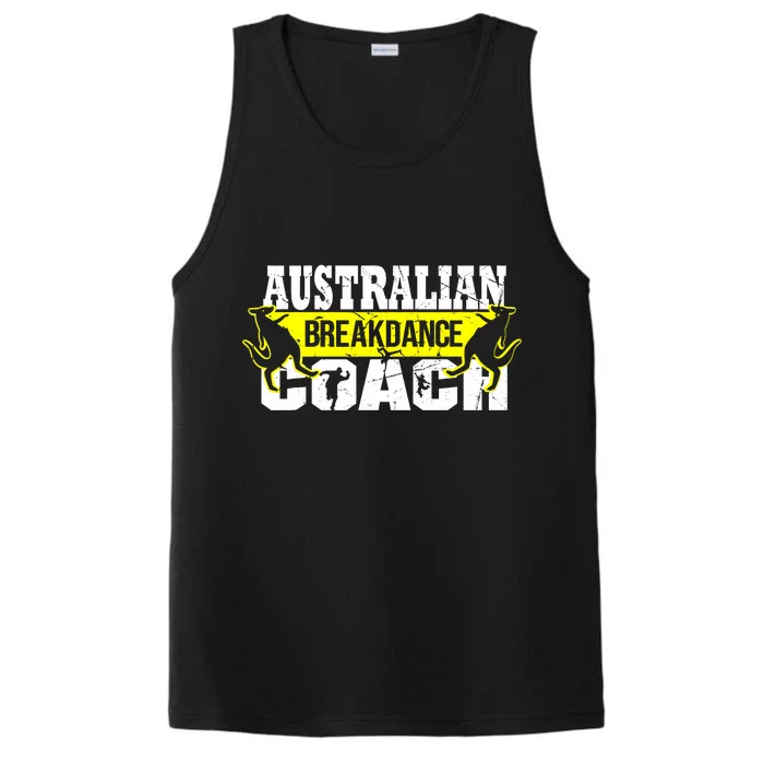 Australian Breakdance Coach Funny Breakdance Group Matching Performance Tank