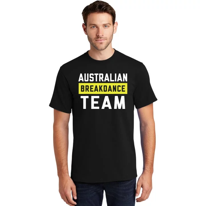 Australian Breakdancing Costume Team Break Dancer Matching Tall T-Shirt