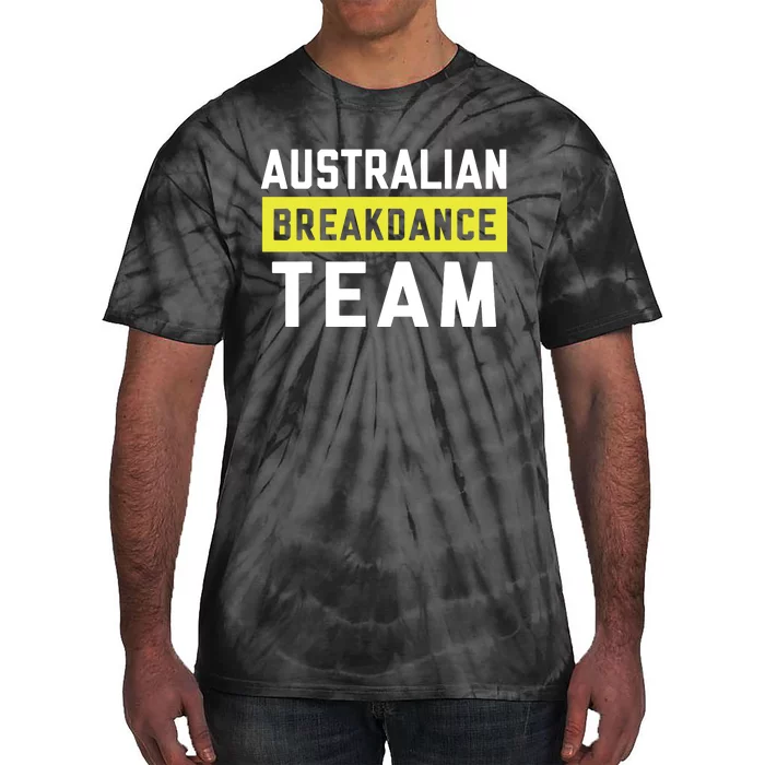 Australian Breakdancing Costume Team Break Dancer Matching Tie-Dye T-Shirt