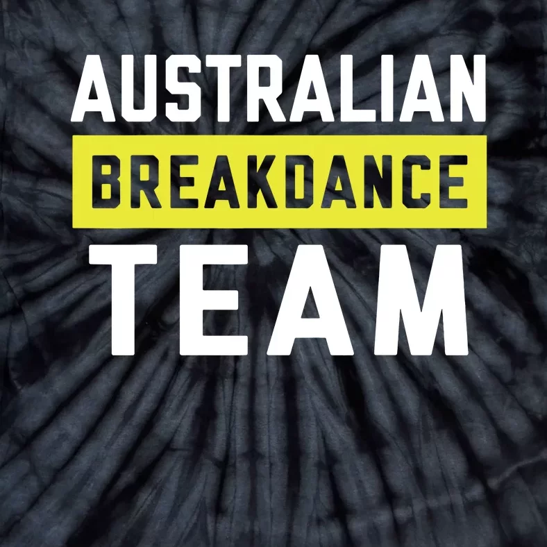 Australian Breakdancing Costume Team Break Dancer Matching Tie-Dye T-Shirt