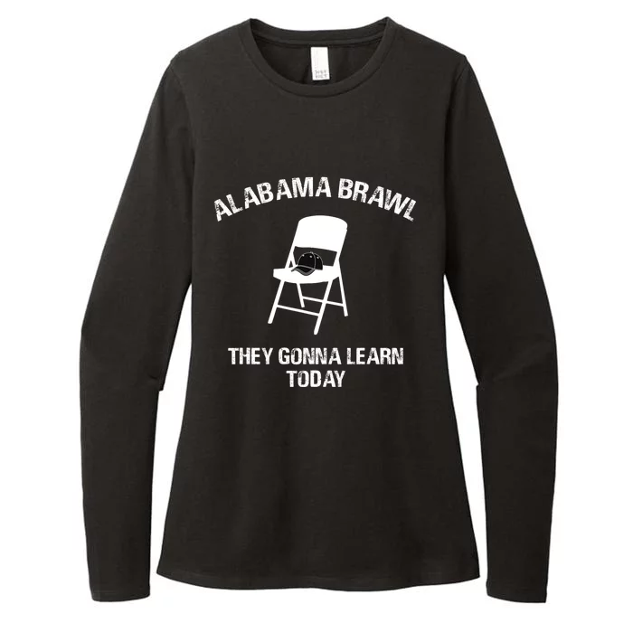 Alabama Brawl Chair A Mass Brawl Breaks Out On Alabama Trending Shirts Now Womens CVC Long Sleeve Shirt