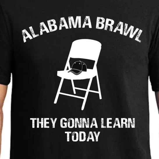 Alabama Brawl Chair A Mass Brawl Breaks Out On Alabama Trending Shirts Now Pajama Set