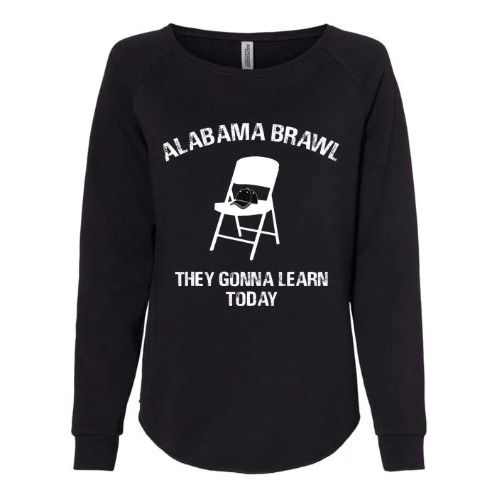 Alabama Brawl Chair A Mass Brawl Breaks Out On Alabama Trending Shirts Now Womens California Wash Sweatshirt