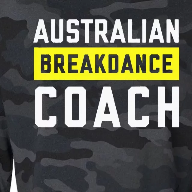 Australian Breakdancing Costume Coach Break Dancer Matching Cropped Pullover Crew