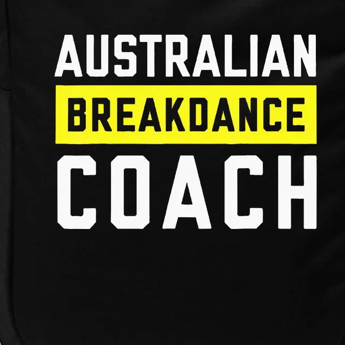 Australian Breakdancing Costume Coach Break Dancer Matching Impact Tech Backpack