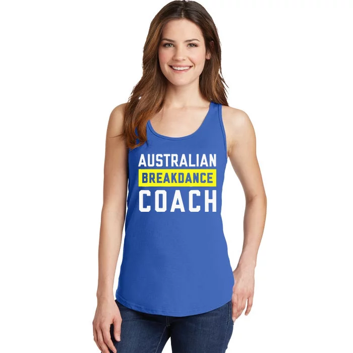 Australian Breakdancing Costume Coach Break Dancer Matching Ladies Essential Tank