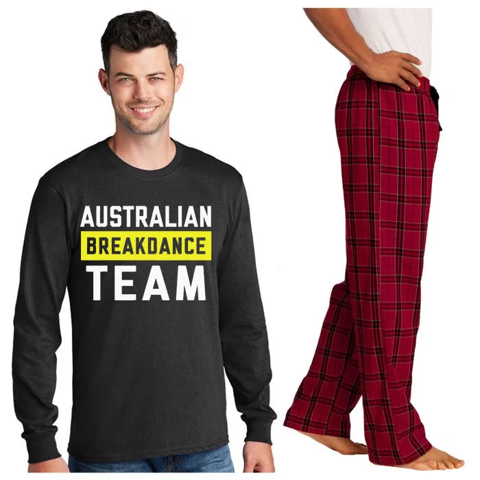 Australian Breakdancing Costume Team Break Dancer Matching Long Sleeve Pajama Set