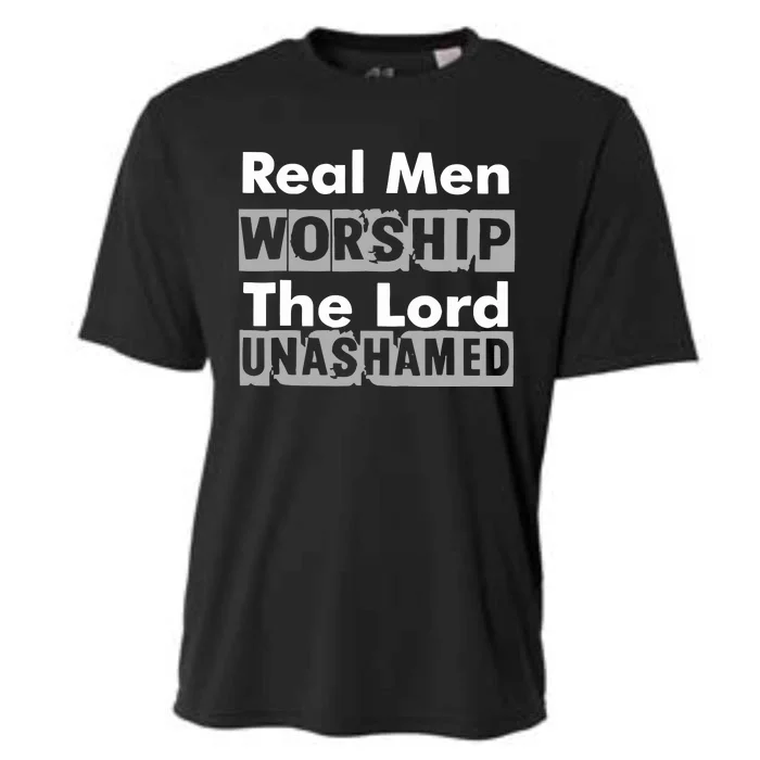 Antwon Be Cookin Wearing Real Worship The Lord Unashamed Cooling Performance Crew T-Shirt