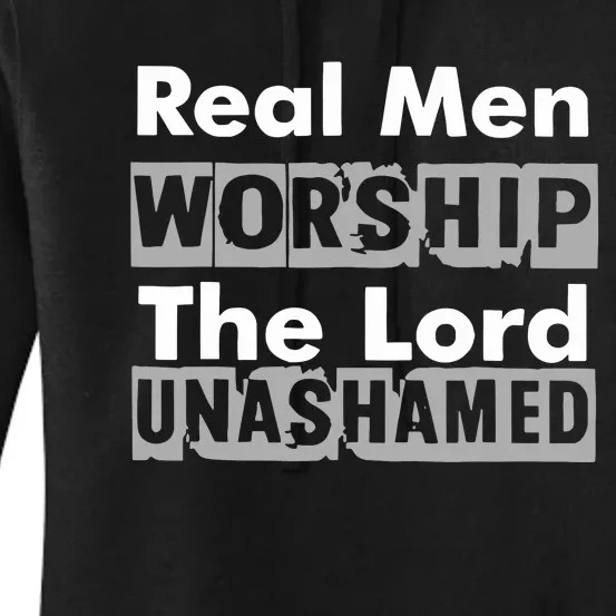 Antwon Be Cookin Wearing Real Worship The Lord Unashamed Women's Pullover Hoodie