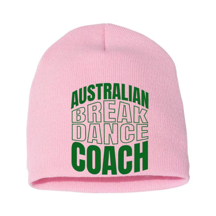 Australian Breakdance Coach Costume Short Acrylic Beanie