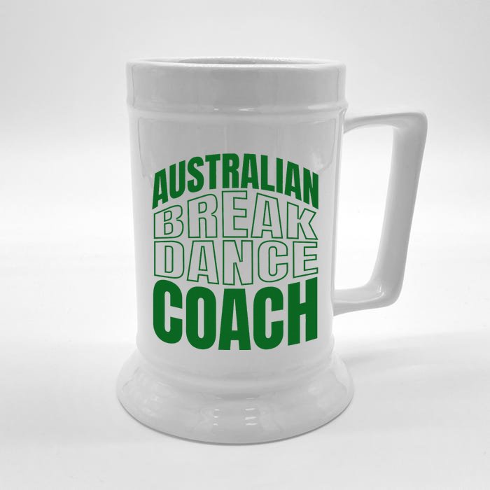 Australian Breakdance Coach Costume Front & Back Beer Stein