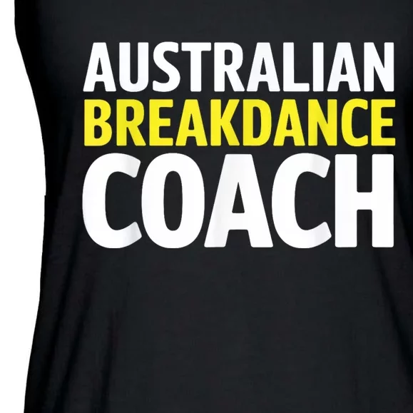 Australian Breakdancing Costume Break Dancer Coach Matching Ladies Essential Flowy Tank