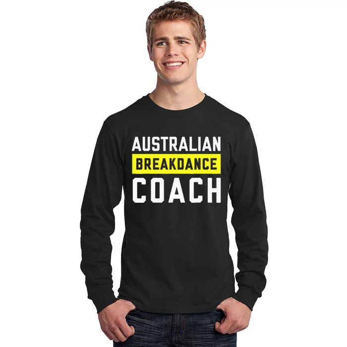 Australian Breakdancing Costume Coach Break Dancer Matching Long Sleeve Shirt