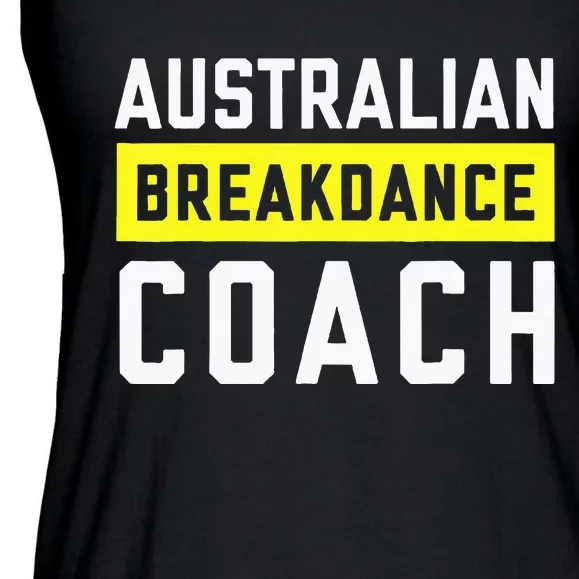 Australian Breakdancing Costume Coach Break Dancer Matching Ladies Essential Flowy Tank