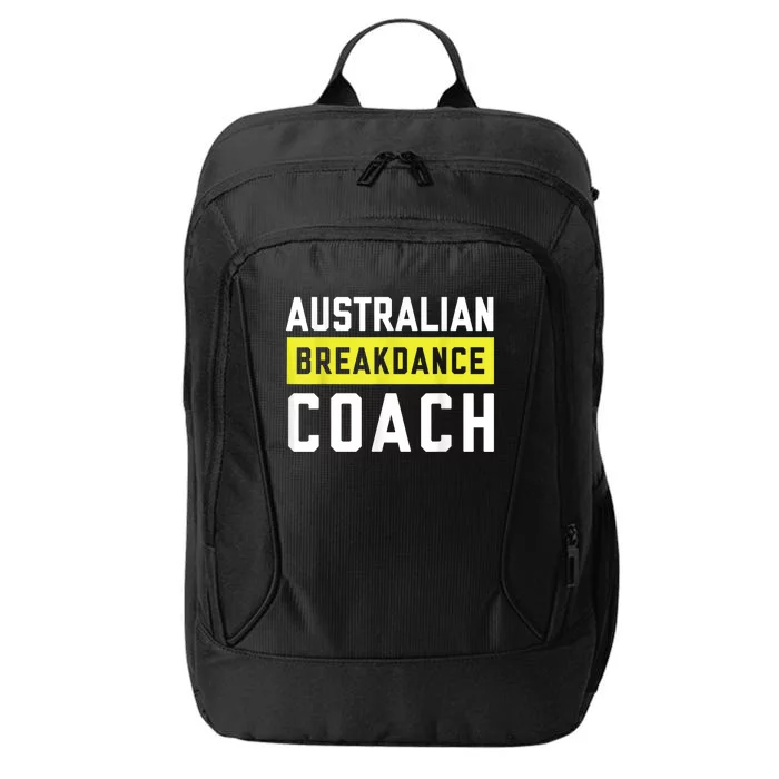 Australian Breakdancing Costume Coach Break Dancer Matching City Backpack