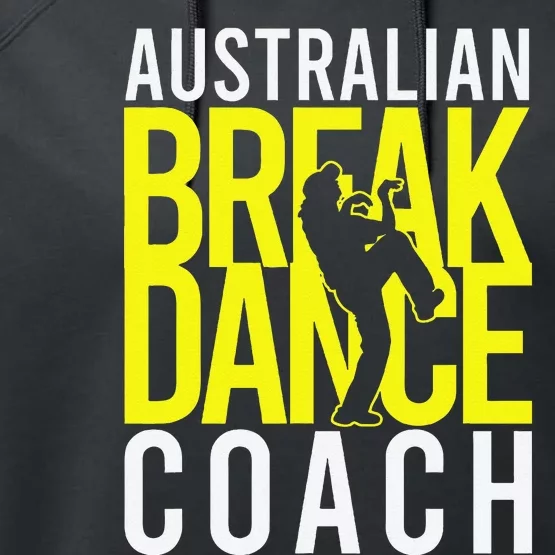 Australian Breakdance Coach Costume Break Dancer Matching Gift Performance Fleece Hoodie