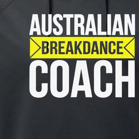 Australian Breakdancing Costume Coach Break Dancer Matching Gift Performance Fleece Hoodie