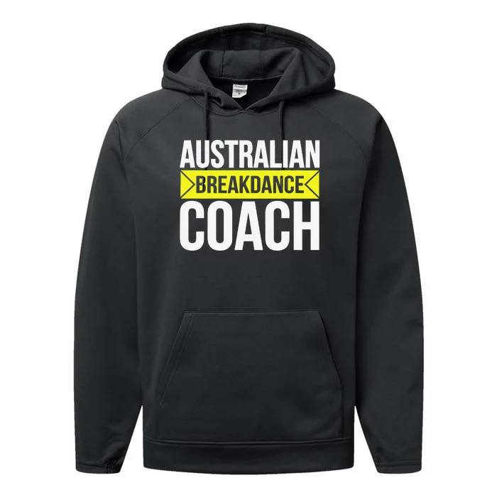 Australian Breakdancing Costume Coach Break Dancer Matching Gift Performance Fleece Hoodie