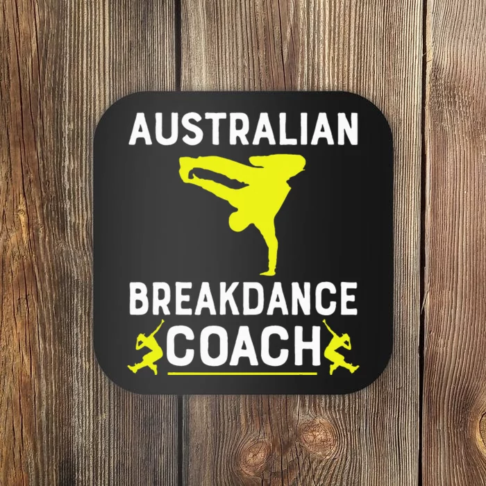 Australian Breakdancer Costume Coach Break Dancer Matching Coaster