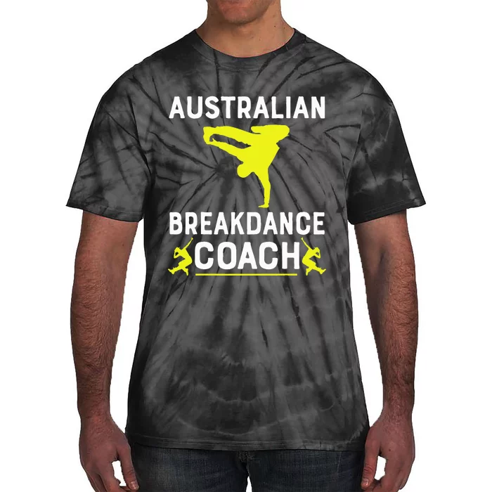 Australian Breakdancer Costume Coach Break Dancer Matching Tie-Dye T-Shirt