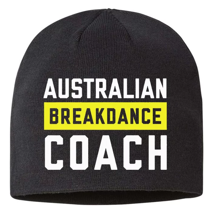 Australian Breakdancing Costume Coach Break Dancer Matching 8 1/2in Sustainable Knit Beanie