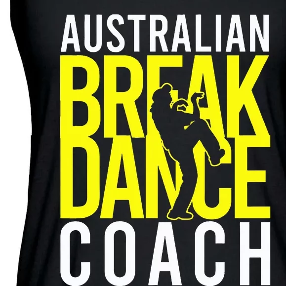 Australian Breakdance Coach Costume Break Dancer Matching Ladies Essential Flowy Tank