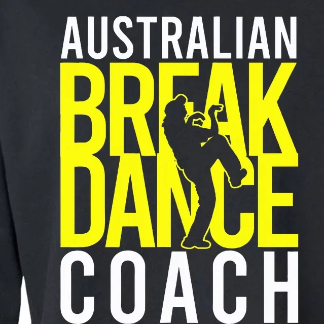 Australian Breakdance Coach Costume Break Dancer Matching Cropped Pullover Crew