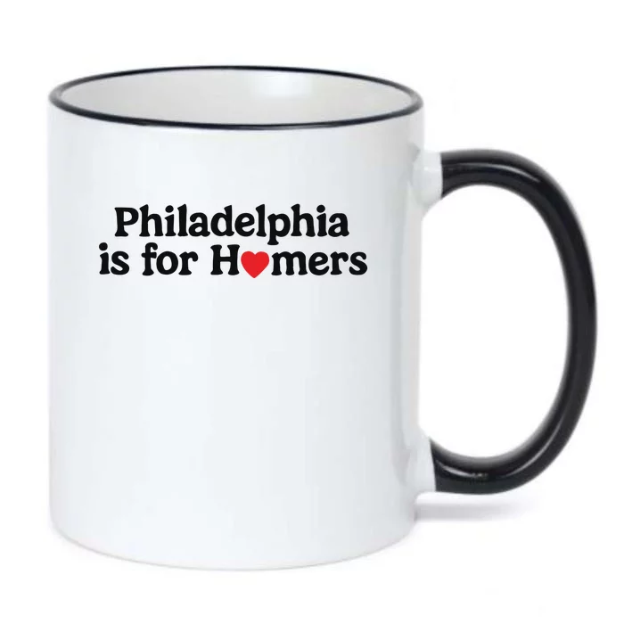 Alec Bohm Charlie Manuel Philadelphia Is For Homers Black Color Changing Mug