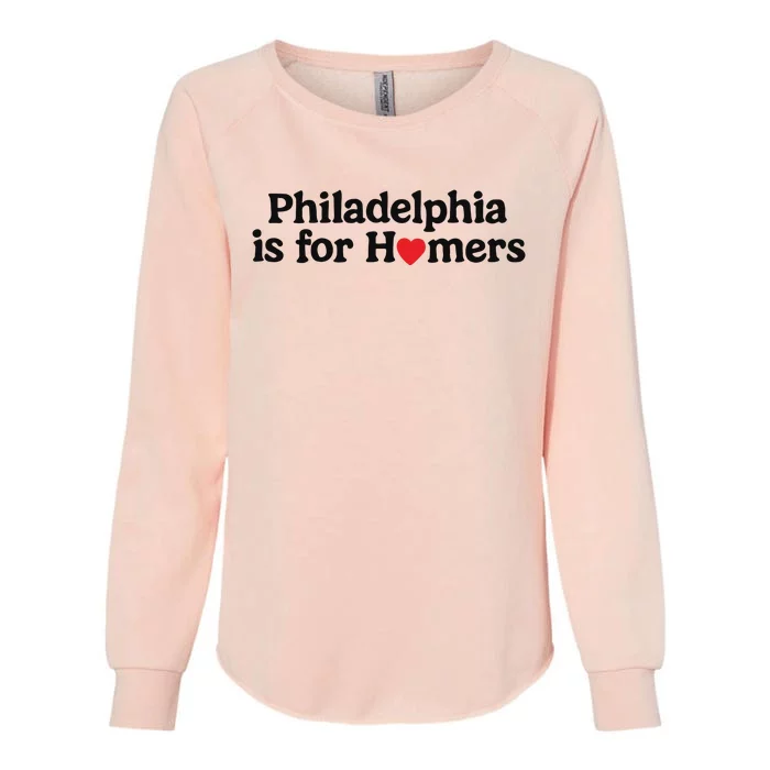 Alec Bohm Charlie Manuel Philadelphia Is For Homers Womens California Wash Sweatshirt