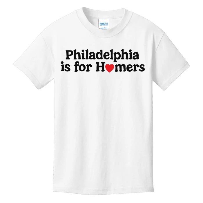 Alec Bohm Charlie Manuel Philadelphia Is For Homers Kids T-Shirt