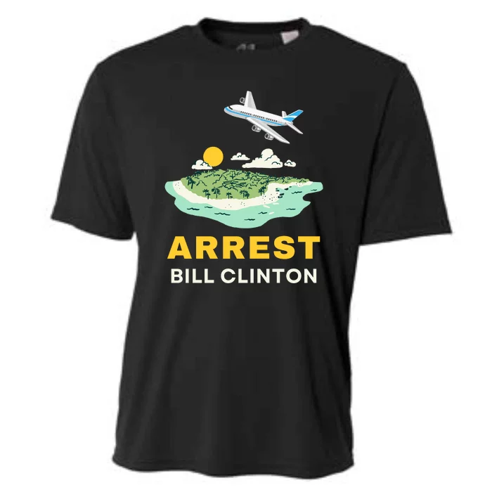 Arrest Bill Clinton Epstein Island Cooling Performance Crew T-Shirt