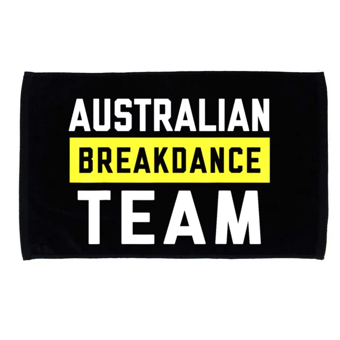 Australian Breakdancing Costume Team Break Dancer Matching Microfiber Hand Towel